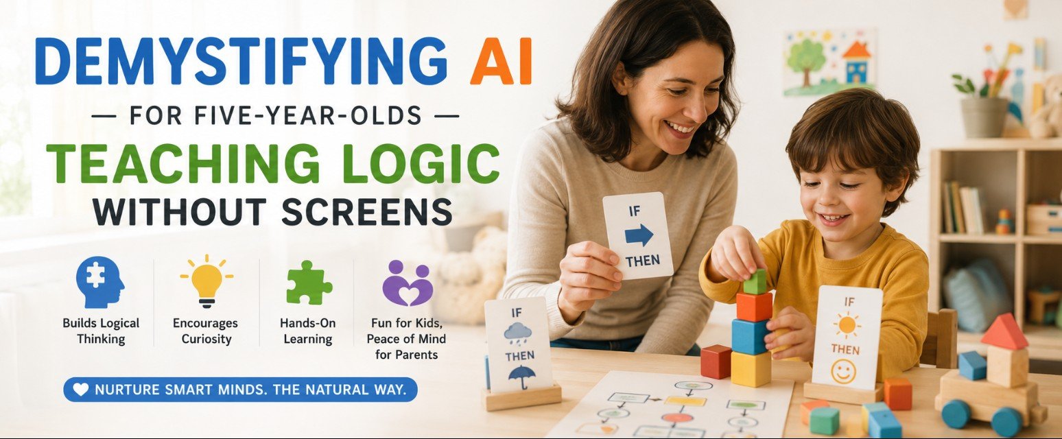 Demystifying AI for Five-Year-Olds: Teaching Logic Without Screens